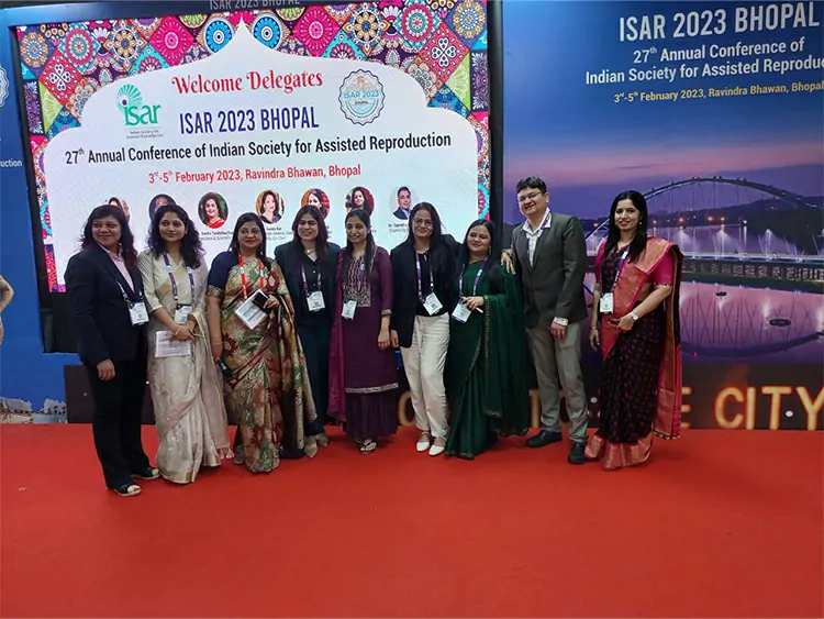 Moderated a panel discussion on batch ivf in Indian Society of assisted Reproduction National Conference in Bhopal in feb 2022